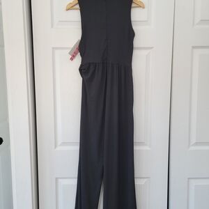 CIDER Black Sleeveless Jumpsuit